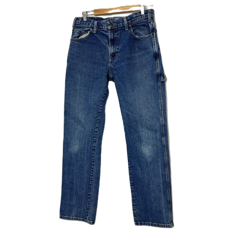 Dickies Straight Leg Relaxed Carpenter Work Jeans  32” x 34”
